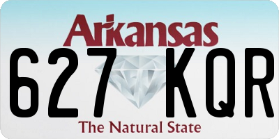 AR license plate 627KQR
