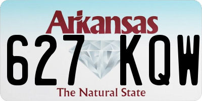 AR license plate 627KQW