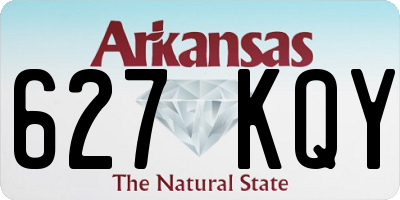 AR license plate 627KQY