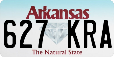 AR license plate 627KRA
