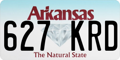 AR license plate 627KRD