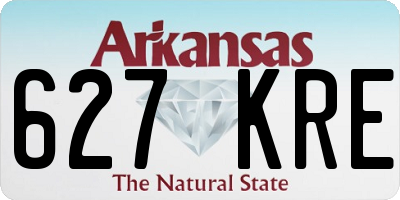 AR license plate 627KRE