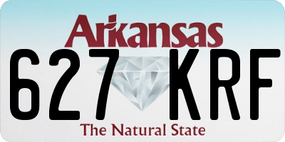 AR license plate 627KRF