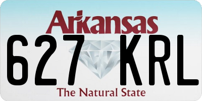 AR license plate 627KRL