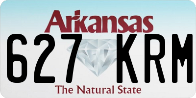 AR license plate 627KRM