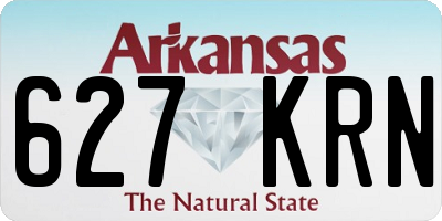 AR license plate 627KRN