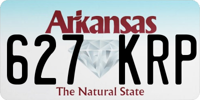 AR license plate 627KRP