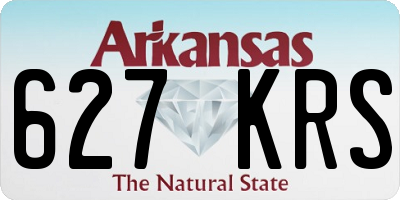 AR license plate 627KRS