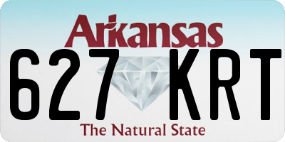 AR license plate 627KRT