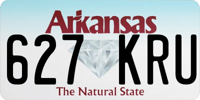 AR license plate 627KRU