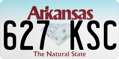 AR license plate 627KSC