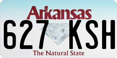 AR license plate 627KSH