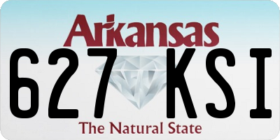AR license plate 627KSI