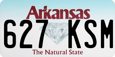 AR license plate 627KSM