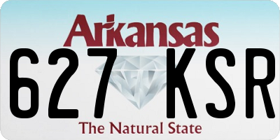 AR license plate 627KSR