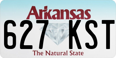 AR license plate 627KST