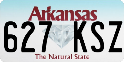 AR license plate 627KSZ