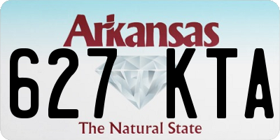 AR license plate 627KTA