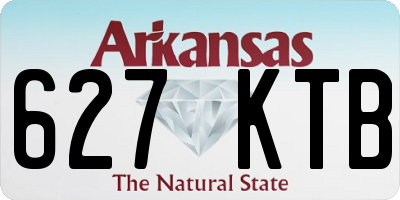 AR license plate 627KTB