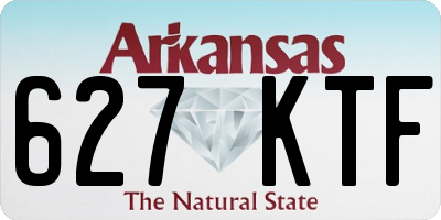 AR license plate 627KTF