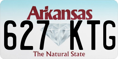 AR license plate 627KTG