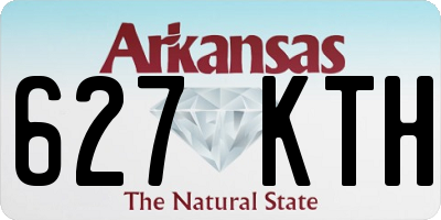 AR license plate 627KTH