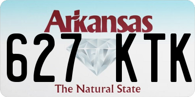 AR license plate 627KTK