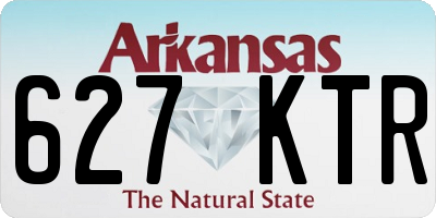 AR license plate 627KTR
