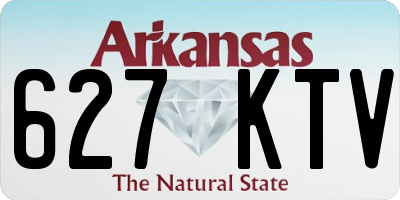 AR license plate 627KTV