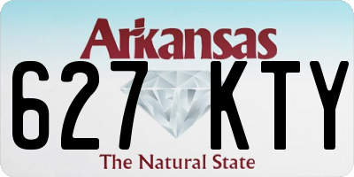 AR license plate 627KTY