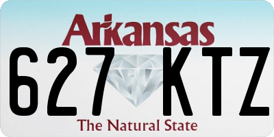AR license plate 627KTZ