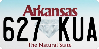 AR license plate 627KUA