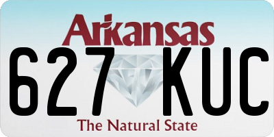 AR license plate 627KUC