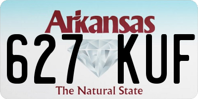 AR license plate 627KUF