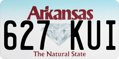 AR license plate 627KUI