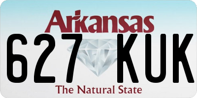 AR license plate 627KUK