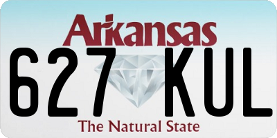 AR license plate 627KUL