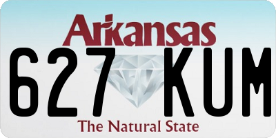 AR license plate 627KUM