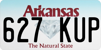 AR license plate 627KUP