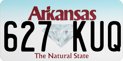 AR license plate 627KUQ