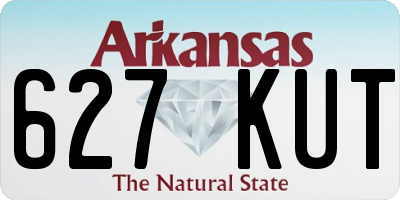 AR license plate 627KUT