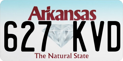 AR license plate 627KVD