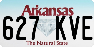 AR license plate 627KVE