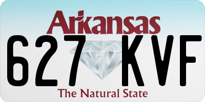 AR license plate 627KVF