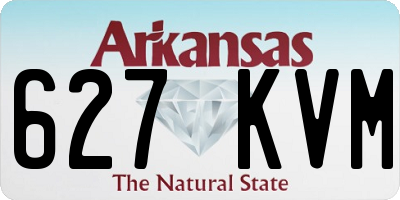 AR license plate 627KVM