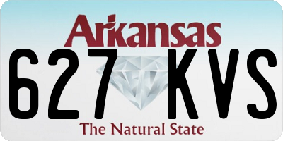 AR license plate 627KVS