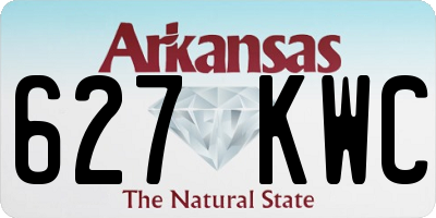 AR license plate 627KWC