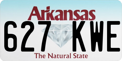 AR license plate 627KWE