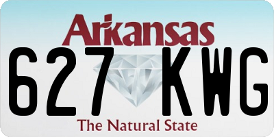 AR license plate 627KWG