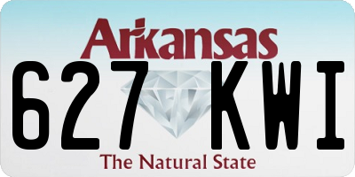 AR license plate 627KWI